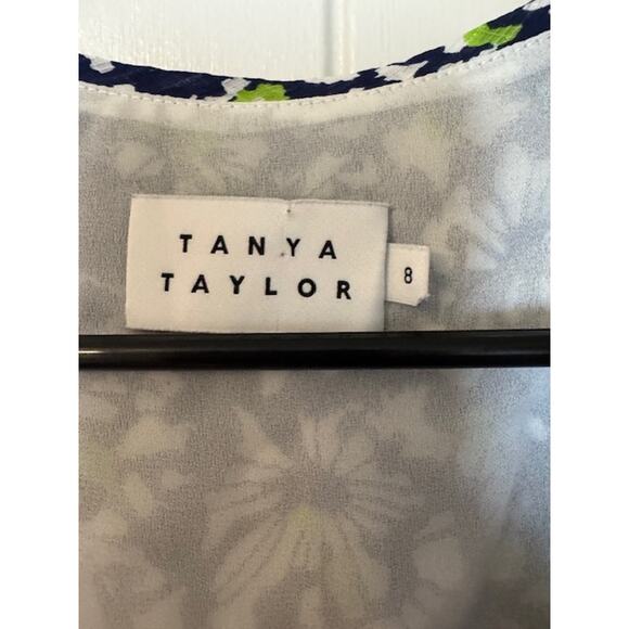 Tanya Taylor Dorothy Confetti Floral Silk Lined Midi Wrap Dress 8 - Picture 7 of 9